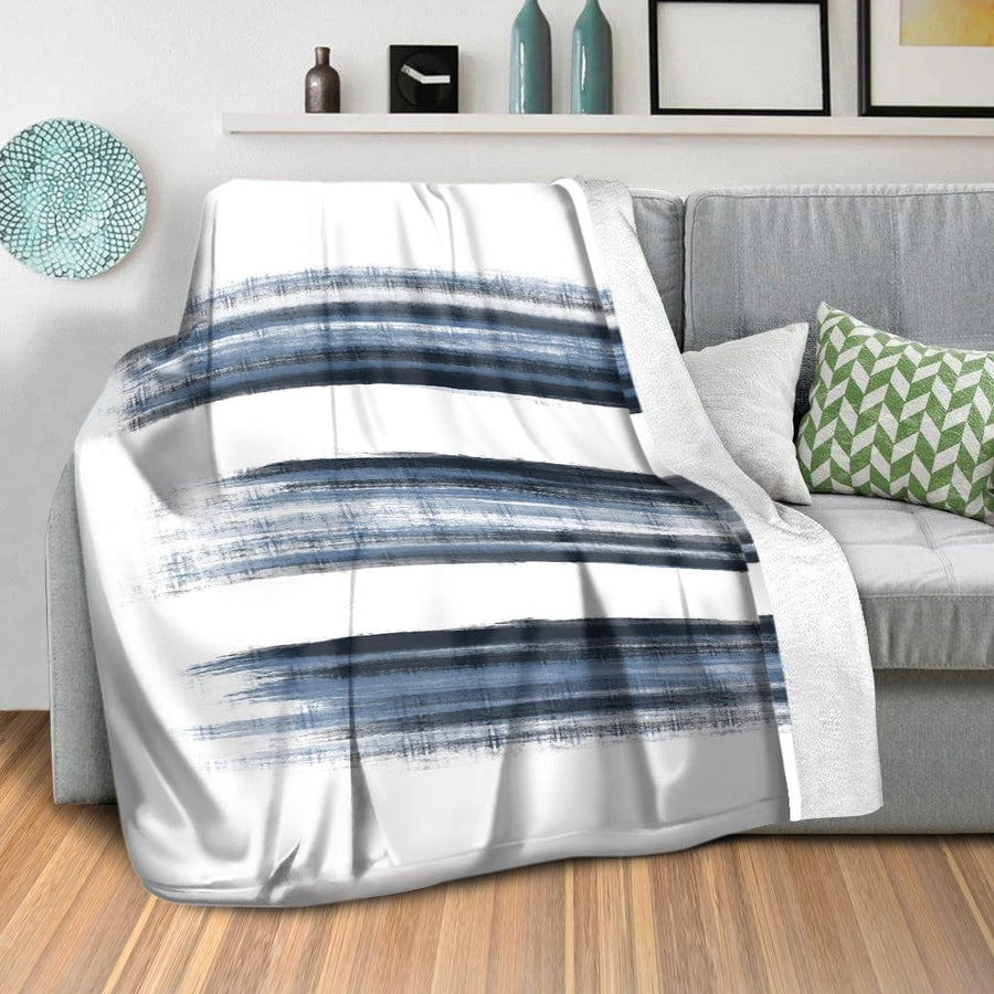 Kashmir Brush B Blanket Blanket Clock Canvas