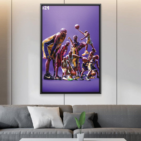 Kobe 24 Canvas Art 12 x 18in / Canvas Clock Canvas