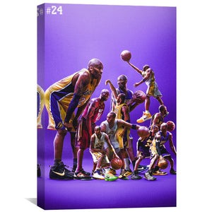 Kobe 24 Canvas Art Clock Canvas