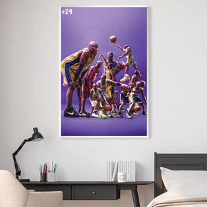 Kobe 24 Canvas Art Clock Canvas