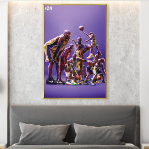 Kobe 24 Canvas Art Clock Canvas