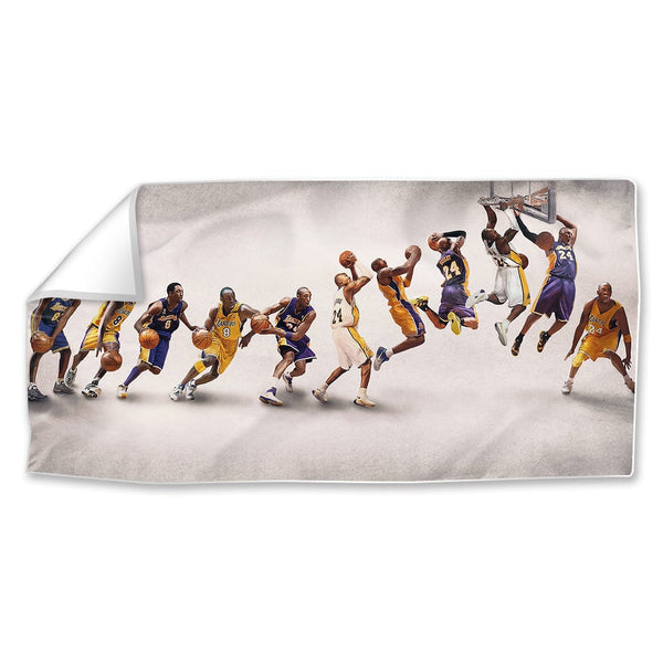 Kobe Evolution Easy Build Frame Posters, Prints, & Visual Artwork Fabric Print Only / 40 x 20in Clock Canvas