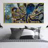 Kraken's Majesty Canvas Art Clock Canvas