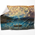 Lantern Views Blanket Blanket 75 x 100cm Clock Canvas