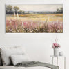 Lavender Hill Rise Canvas Art Clock Canvas