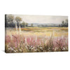 Lavender Hill Rise Canvas Art Clock Canvas