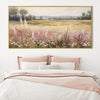 Lavender Hill Rise Canvas Art Clock Canvas