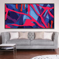 Layered Eternity Canvas Art Clock Canvas