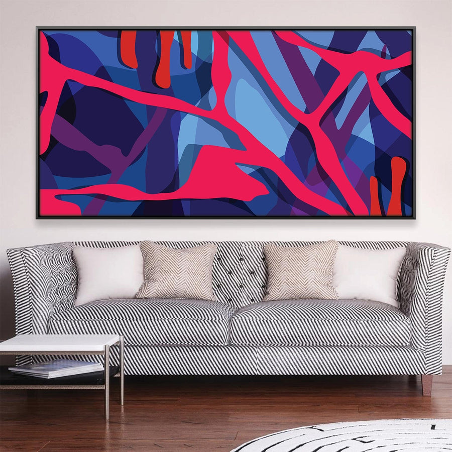 Layered Eternity Canvas Art Clock Canvas
