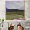 Layers and Strokes Canvas Art Clock Canvas