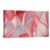 Layers of Red Canvas Art Clock Canvas