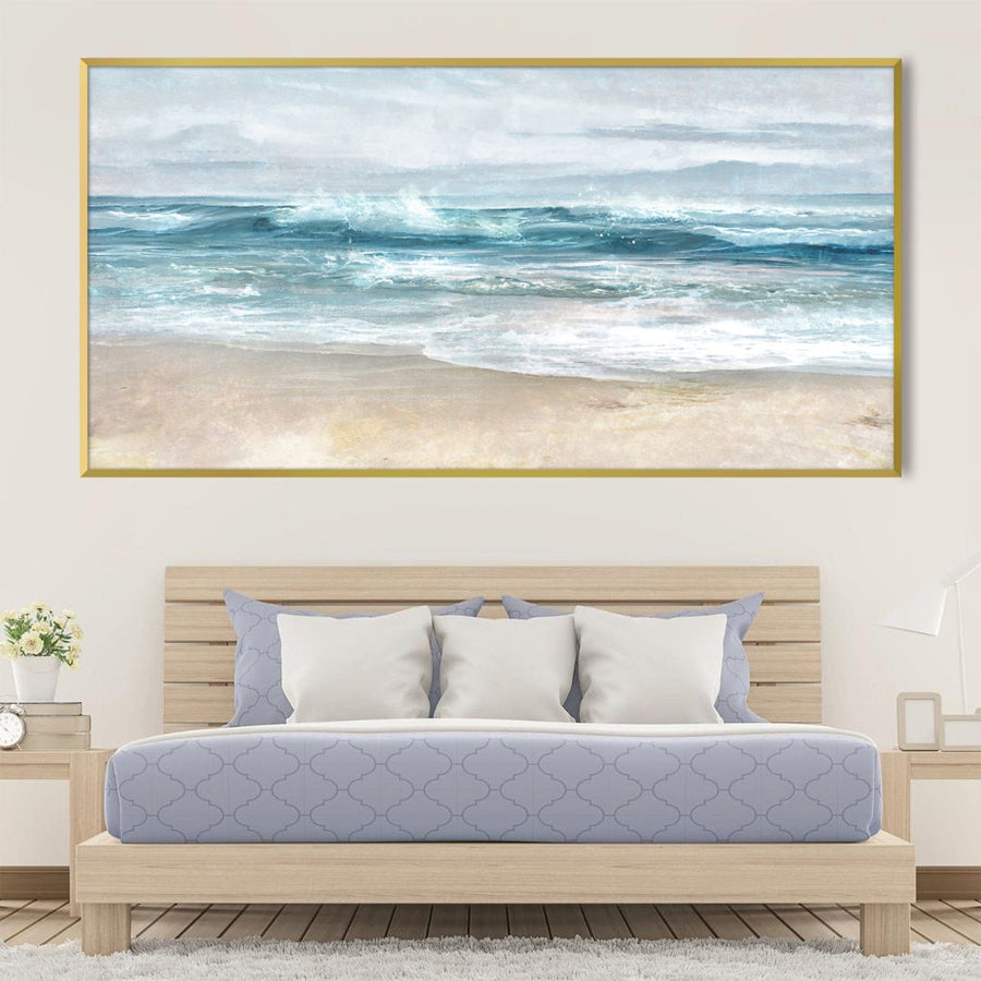 Layers of the Beach Canvas Art Clock Canvas