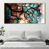 Leaves of Translucence Canvas Art Clock Canvas