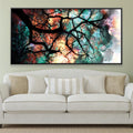 Leaves of Translucence Canvas Art Clock Canvas