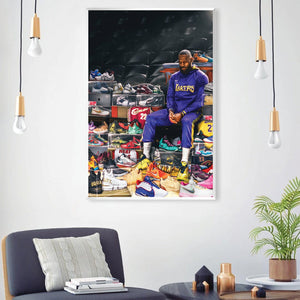 LEBRON SHOES Canvas Art Clock Canvas