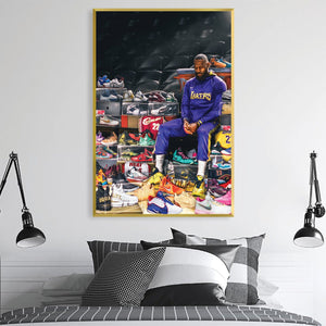 LEBRON SHOES Canvas Art Clock Canvas