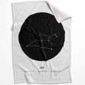 Leo Traits Blanket Blanket 75 x 100cm Clock Canvas
