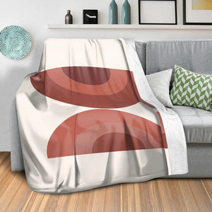 Levels of Color A Blanket Blanket Clock Canvas
