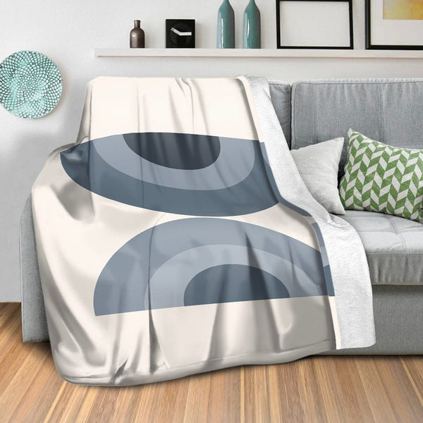 Levels of Color B Blanket Blanket Clock Canvas