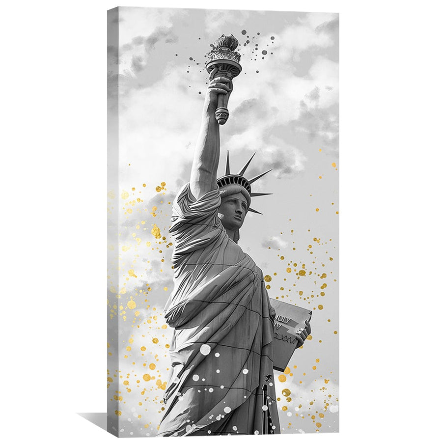 Liberty Unbound Canvas Art Clock Canvas