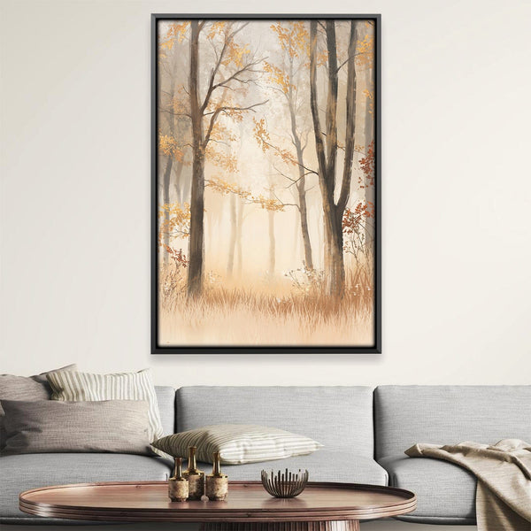 Light Autumn Canvas Art 12 x 18in / Canvas Clock Canvas