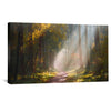 Light Through The Trees Canvas Art Clock Canvas