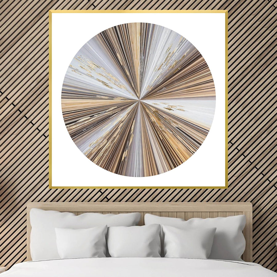 Lightseed Circle Canvas Art Clock Canvas