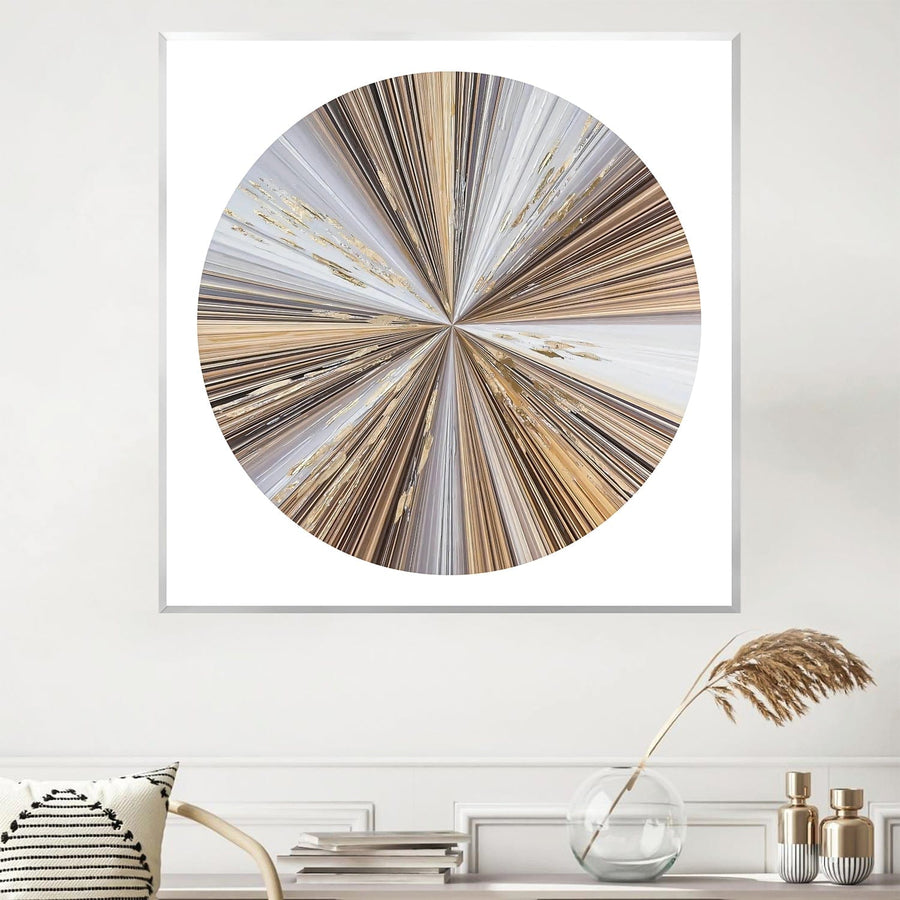 Lightseed Circle Canvas Art Clock Canvas