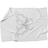 Line Butterflies B Blanket Blanket 75 x 100cm Clock Canvas