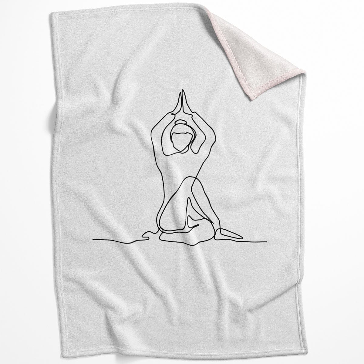 Line Serenity C Blanket Blanket 75 x 100cm Clock Canvas