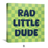 Little Dude Zone Canvas Art Clock Canvas