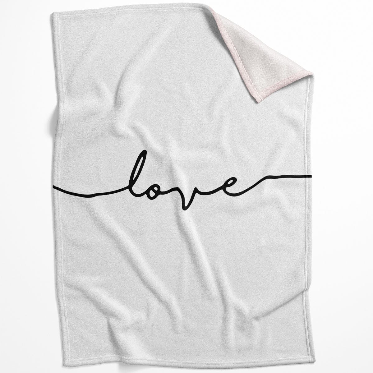 Live Laugh Love C Blanket Blanket 75 x 100cm Clock Canvas