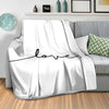 Live Laugh Love C Blanket Blanket Clock Canvas