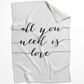 Live Simply C Blanket Blanket 75 x 100cm Clock Canvas