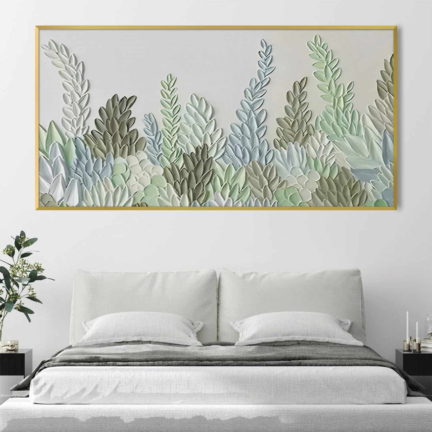 Lively Forest Canvas Art Clock Canvas