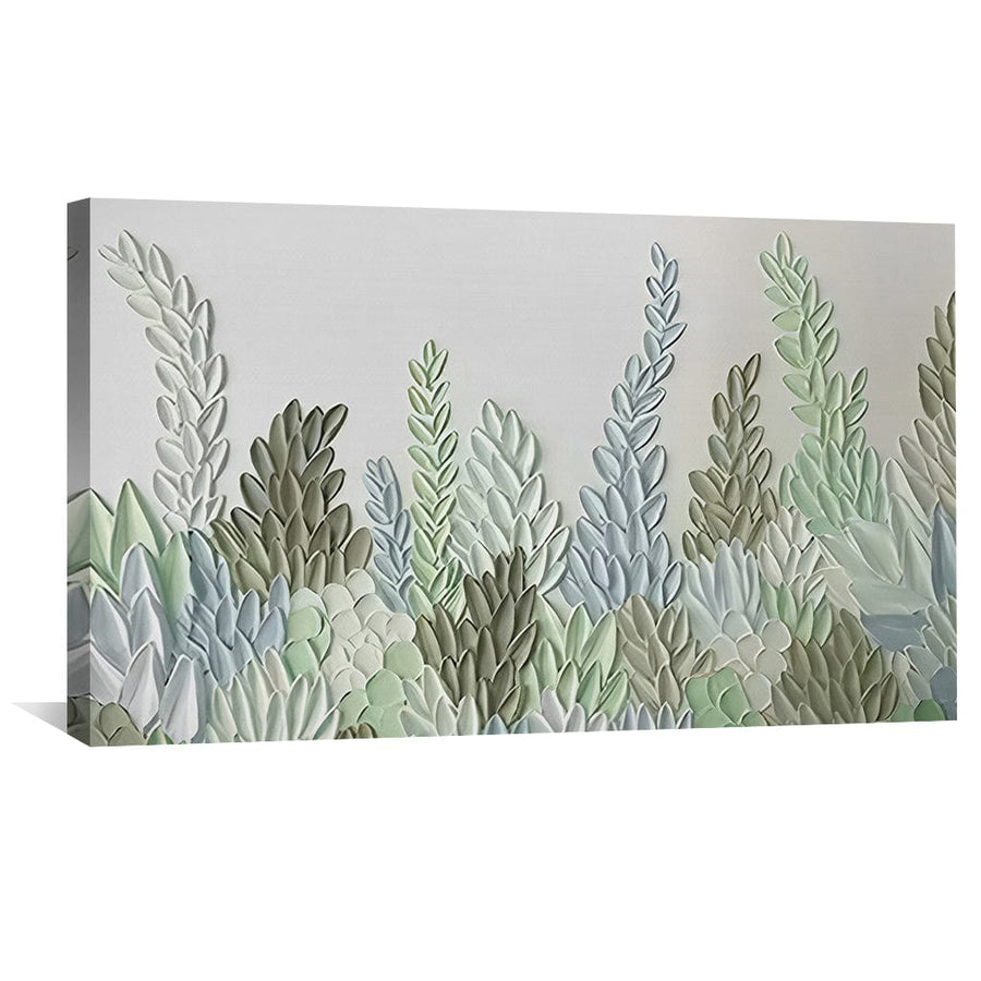 Lively Forest Canvas Art Clock Canvas