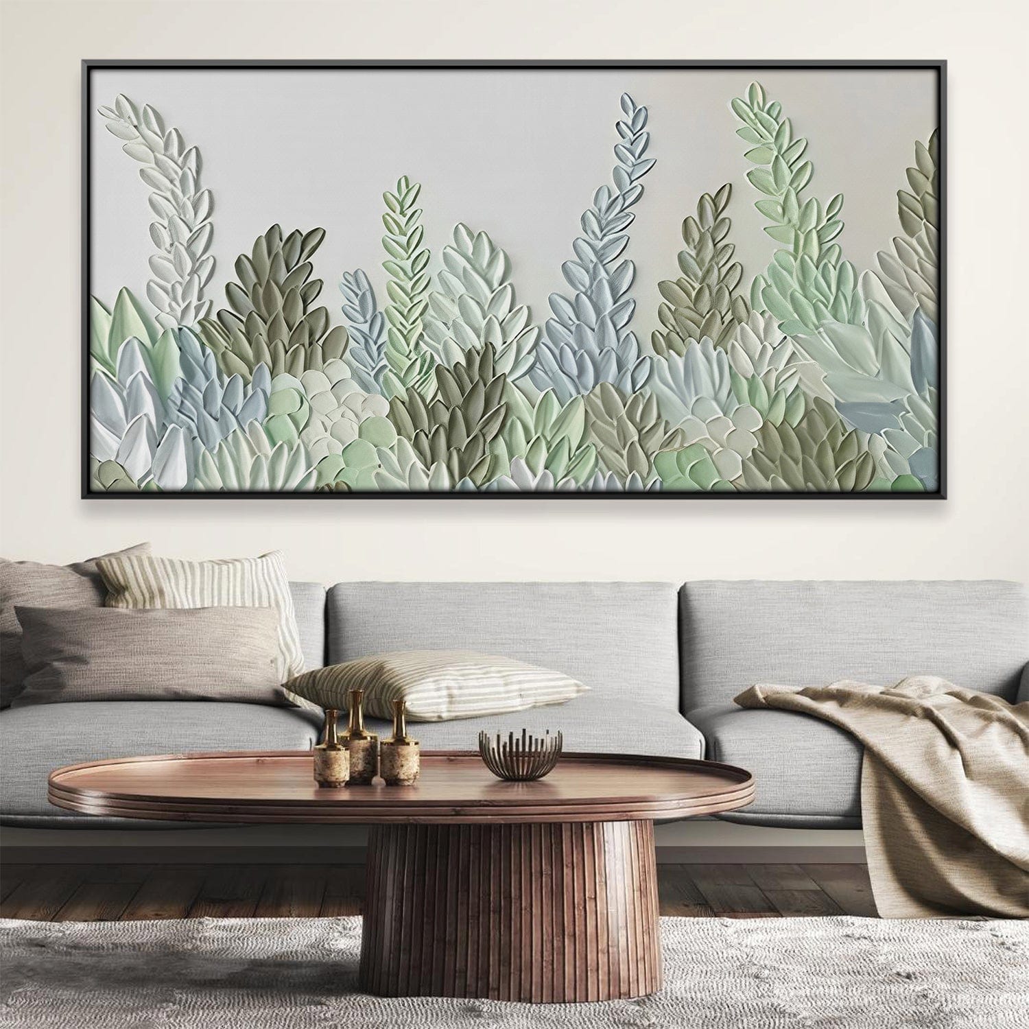 Lively Forest Canvas Art Clock Canvas