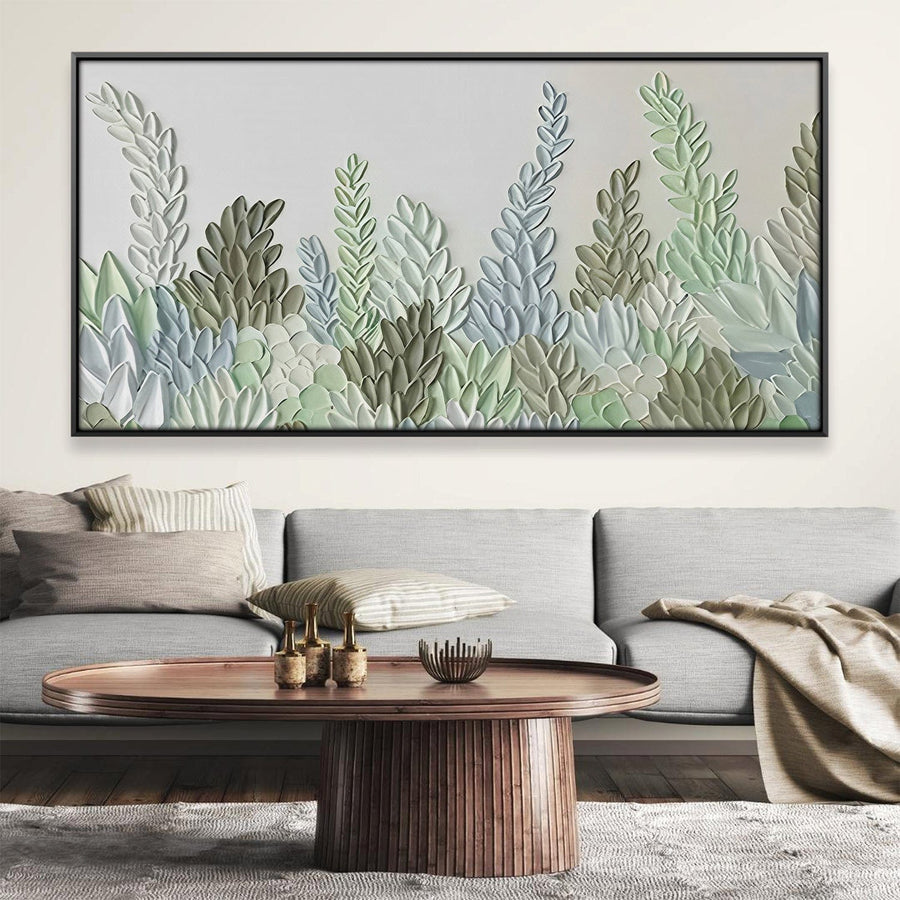 Lively Forest Canvas Art Clock Canvas