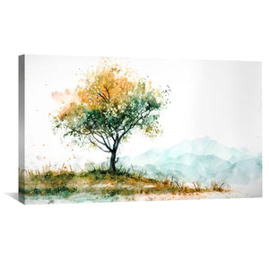 Lone Essence Canvas Art Clock Canvas