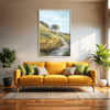 Lone Tree Path Canvas Art Clock Canvas