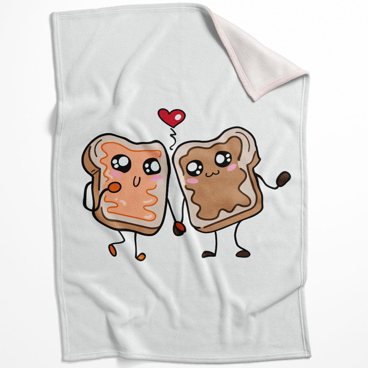Love Sandwich Blanket Blanket 75 x 100cm Clock Canvas