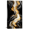 Luminous Noir Fusion Canvas Art Clock Canvas