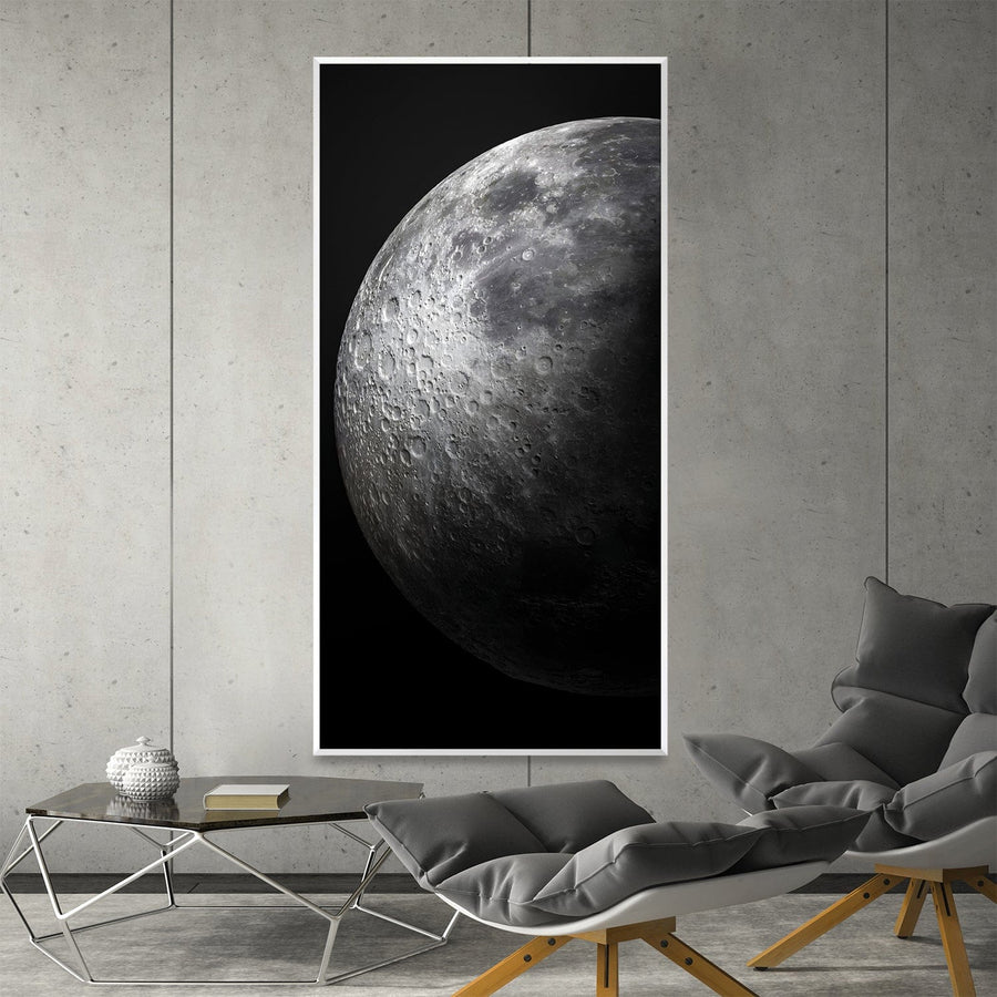 Lunar Echoes Canvas Art Clock Canvas