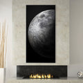 Lunar Echoes Canvas Art Clock Canvas