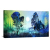 Lunar Forestry Canvas Art Clock Canvas