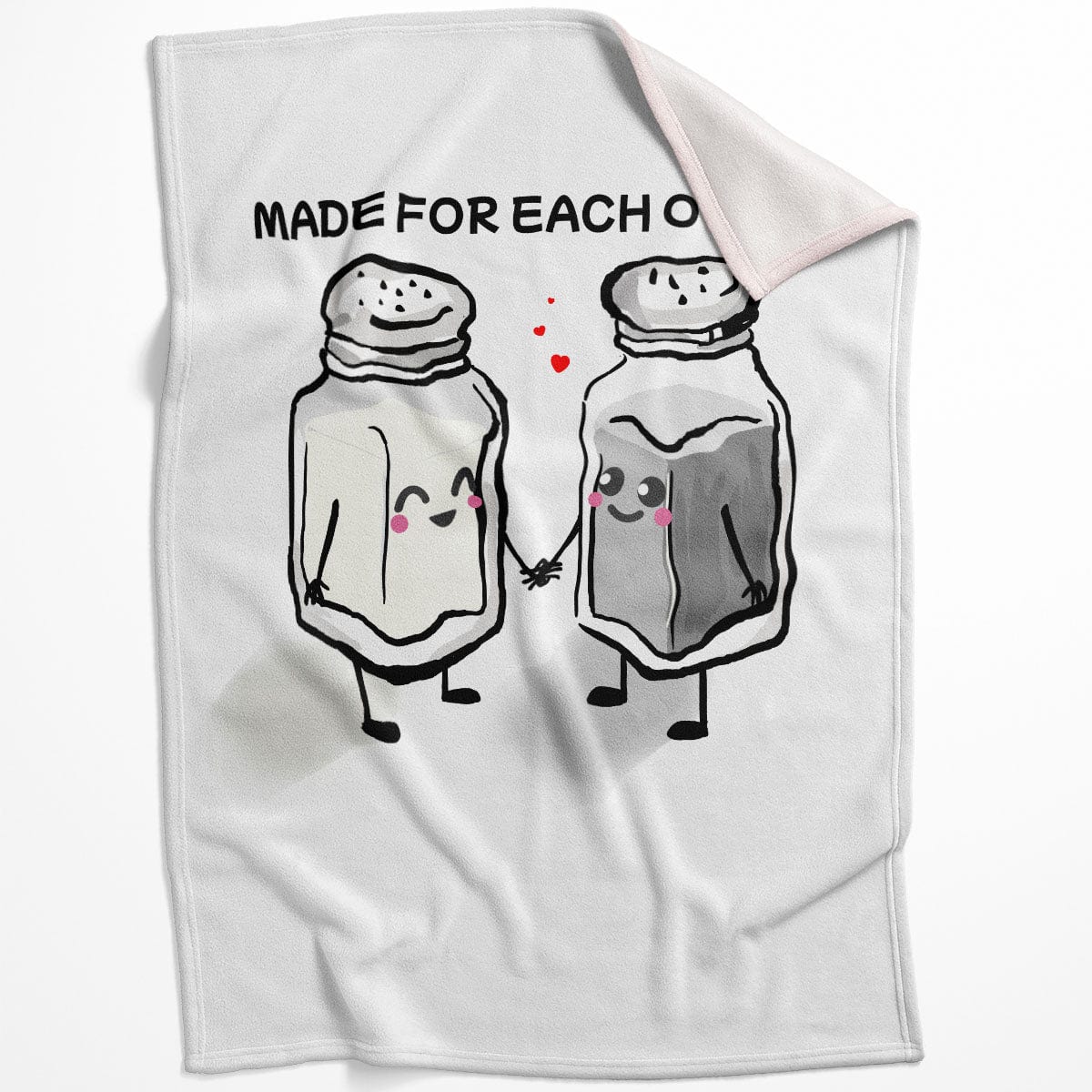 Made for Each Other Blanket Blanket 75 x 100cm Clock Canvas