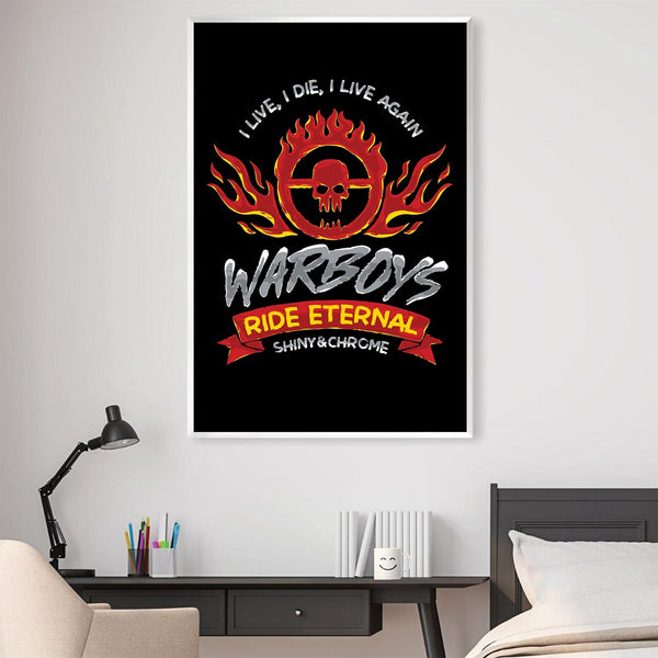 Madmax 002 Canvas Art Clock Canvas