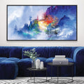 Magical Hills Canvas Art Clock Canvas