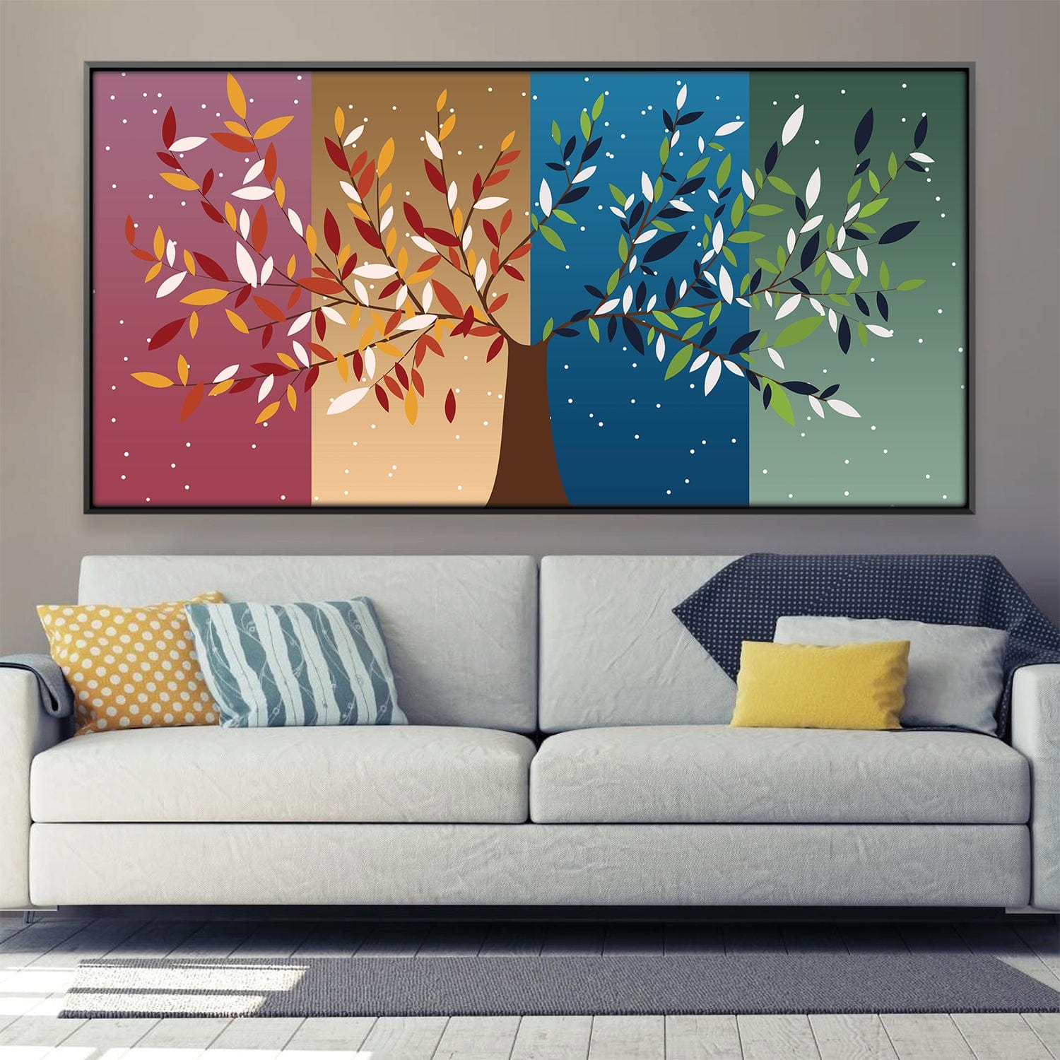 Magical Tree Canvas Art Clock Canvas
