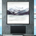 Majestic Ascent Canvas Art 30 x 30cm / Unframed Canvas Print Clock Canvas